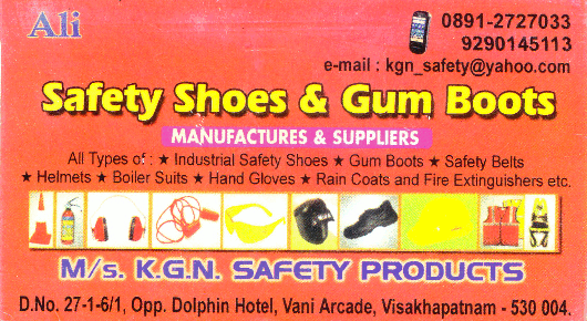 KGN Safety Products in Visakhapatnam Vizag,Dabagardens In Visakhapatnam, Vizag