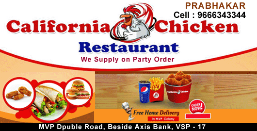 Californica Chicken Restaurant Fast Food MVP Double Road in Visakhapatnam Vizag,MVP Double Road In Visakhapatnam, Vizag