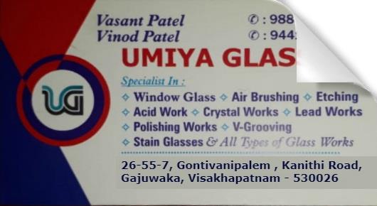 umiya Glass Window Glass Air Brushing etching acid works crystal Polishing gajuwaka,Gajuwaka In Visakhapatnam, Vizag