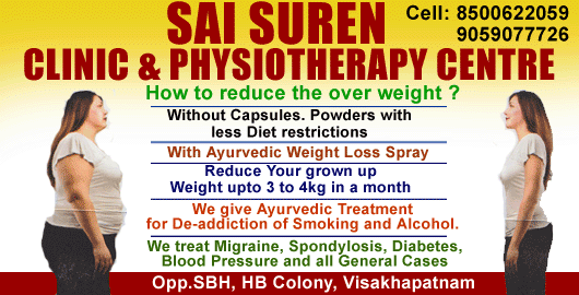 Sai Suren Clinic And Physiotherapy Centre HB Colony in Visakhapatnam Vizag,HB Colony In Visakhapatnam, Vizag