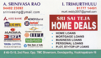 Sri Sai Teja Home Deals Dondaparthy in vizag visakhapatnam,dondaparthy In Visakhapatnam, Vizag