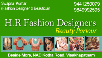 H.R Fashion Designers Beauty Parlour NAD Kotha Road in Visakhapatnam Vizag,NAD kotha road In Visakhapatnam, Vizag