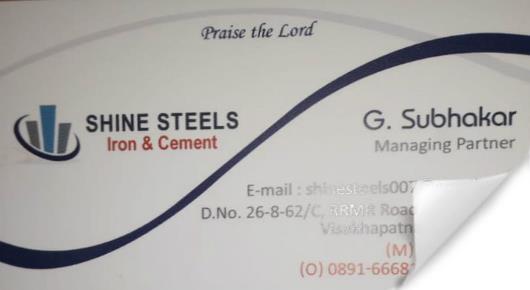 Shine Steels in Velampeta Visakhapatnam Vizag,Velampeta In Visakhapatnam, Vizag
