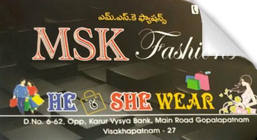 MSK Fashions in Gopalapatnam Visakhapatnam Vizag,Gopalapatnam In Visakhapatnam, Vizag