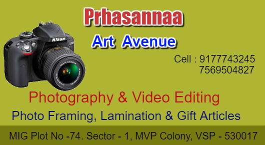 Prhasannaa Art Avenue MVP Colony in Visakhapatnam Vizag,MVP Colony In Visakhapatnam, Vizag