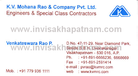 Mohanrao company contractors Dwarkanagar,Dwarakanagar In Visakhapatnam, Vizag