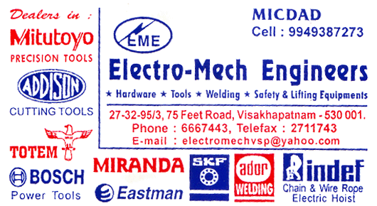 Electro Mech Engineers in Visakhapatnam Vizag,Purnamarket In Visakhapatnam, Vizag