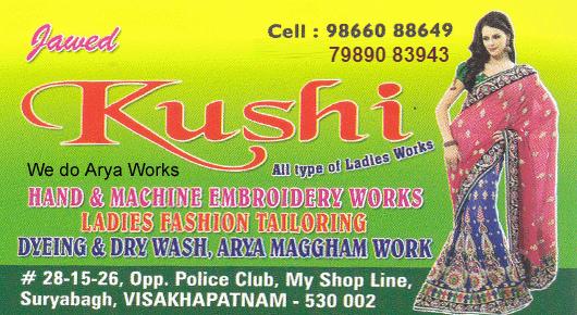 kushi ladies fashions suryabagh maggham work dry wash vizag,suryabagh In Visakhapatnam, Vizag