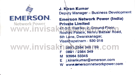emerson network power dw nagar 37,Dwarakanagar In Visakhapatnam, Vizag