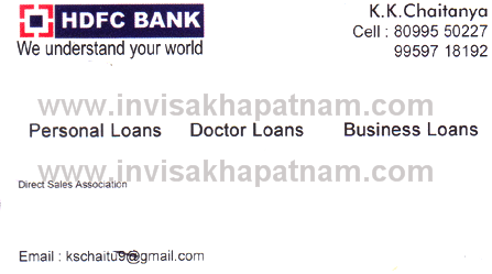 hdgc bank vsp 48,not given In Visakhapatnam, Vizag