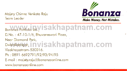 bonanza portfolio diamondpark 53,Dwarakanagar In Visakhapatnam, Vizag