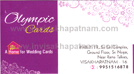 olympic widding cards srinagar 85,Srinagar In Visakhapatnam, Vizag