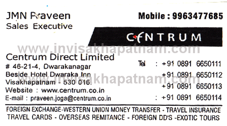 centrum direct limited dwarakanagar 105,Dwarakanagar In Visakhapatnam, Vizag