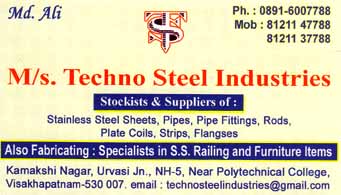 techno steel in visakhapatnam,Kamakshinagar In Visakhapatnam, Vizag