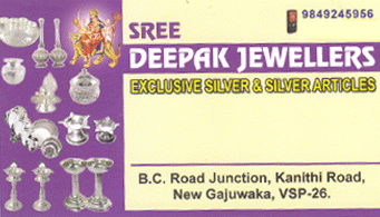 Sree Deepak Jewellers Exclusives Silver Articles Sellers New Gajuwaka in Visakhapatnam Vizag,New Gajuwaka In Visakhapatnam, Vizag