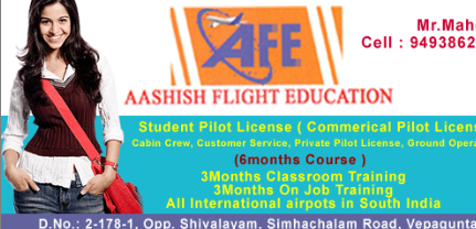 AFE AASHISH FLIGHT EDUCATION Vepagunta in Visakhapatnam Vizag,Vepagunta In Visakhapatnam, Vizag