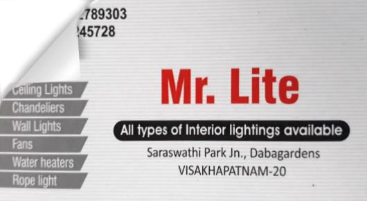 Mr Light Interiror Lights Led Show Lamps wall ceiling fashion dealers vizag visakhapatnam,Dabagardens In Visakhapatnam, Vizag