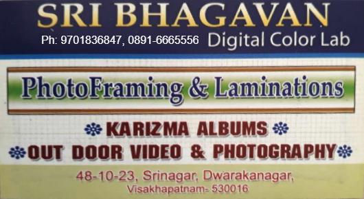 Sri Bhagavan Digital Color Lab photo Framing Laminations Karizma Albums out door video photography vizag,Dwarakanagar In Visakhapatnam, Vizag