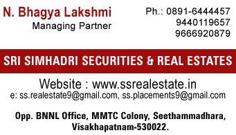Sri Simhadri Securities and real estate in visakhapatnam vizag seethammadhara,Seethammadhara In Visakhapatnam, Vizag