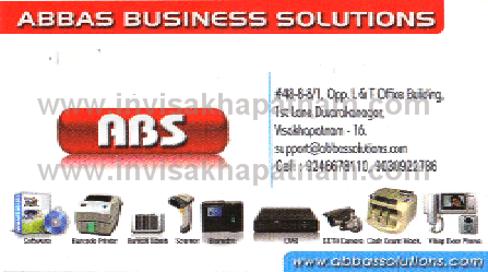 ABBAS business Solutions Dwarkanagar,Dwarakanagar In Visakhapatnam, Vizag