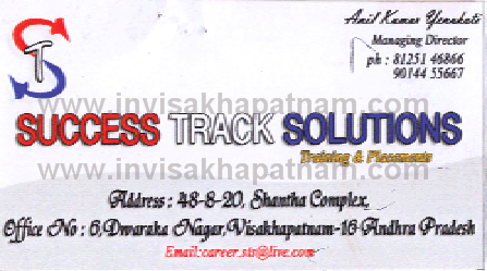 Success Track Solutions Dwarkanagar,Dwarakanagar In Visakhapatnam, Vizag
