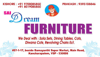 dream furniture kancharapalem in visakhapatnam vizag,kancharapalem In Visakhapatnam, Vizag