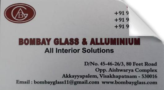 Bombay Glass and Aluminium Partition Works Dabagardens in visakhapatnam Vizag,Akkayyapalem In Visakhapatnam, Vizag