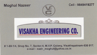 Visakha Engineering Co MVP in vizag visakhapatnam,MVP Colony In Visakhapatnam, Vizag