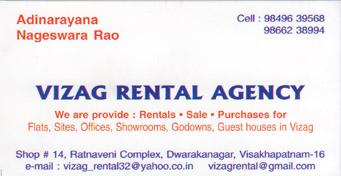 Vizag Rental Agency in visakhapatnam,Dwarakanagar In Visakhapatnam, Vizag