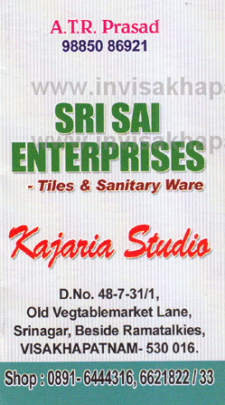 Sri Sai Enterprises Tiles,Ramatalkies In Visakhapatnam, Vizag