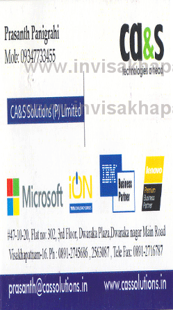 CAAndS Solutions Dwarkanagar,Dwarakanagar In Visakhapatnam, Vizag
