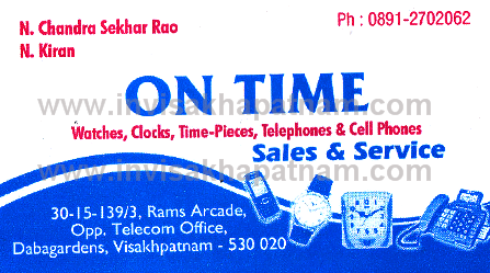 ON TIME sales Dabagardens,Dabagardens In Visakhapatnam, Vizag