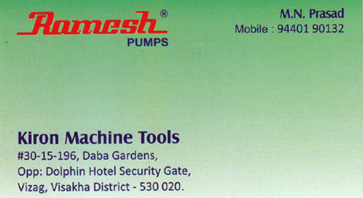 kiron Machine tools Dabagardens in Visakhapatnam Vizag,Dabagardens In Visakhapatnam, Vizag