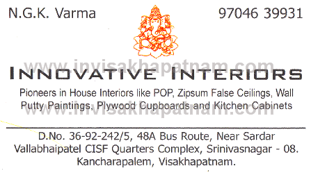 innovativeInteriors kancharlapalem,kancharapalem In Visakhapatnam, Vizag