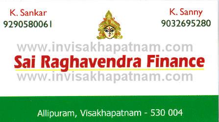 SriRaghavendraFinance,Visakhapatnam In Visakhapatnam, Vizag