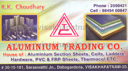 AlluminiumTradingCo,Dabagardens In Visakhapatnam, Vizag