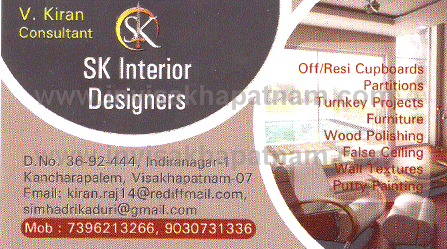 sk interior Designers,kancharapalem In Visakhapatnam, Vizag