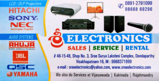 Sri Electronics Event Planners Dondaparthy in Visakhapatnam Vizag,dondaparthy In Visakhapatnam, Vizag