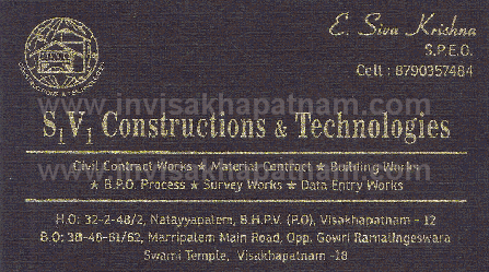 s1v1 constructions visakapatnam,Nathayyapalem In Visakhapatnam, Vizag