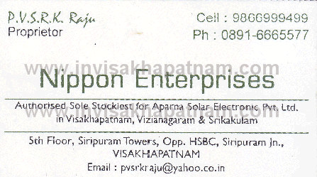 Nippon Enterprises visakapatnam,siripuram In Visakhapatnam, Vizag