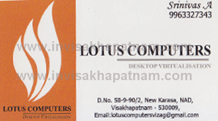 Lotus computers,NAD In Visakhapatnam, Vizag