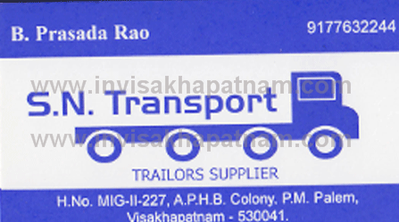 SN Transport,PM Palem In Visakhapatnam, Vizag