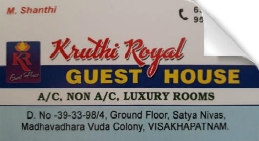 Kruthi Roal AC Non Ac Guest House Madhavadhara Vizag Visakhapatnam,Madhavadhara In Visakhapatnam, Vizag