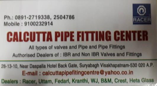 calcutta Pipe Fitting Center Suryabagh valves pipes fittings in visakhapatnam vizag,suryabagh In Visakhapatnam, Vizag