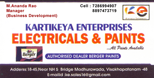 kartikeya Enterprises Madhurawada in Visakhapatnam Vizag,Madhurawada In Visakhapatnam, Vizag