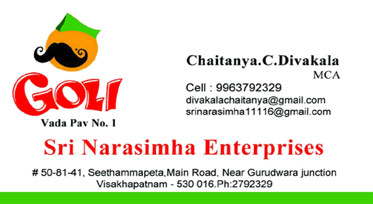 Sri Narasimha Enterprises in Visakhapatnam Vizag,Seethammapeta In Visakhapatnam, Vizag