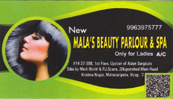 Malas Beauty Parlour Spa in visakhapatnam,maharanipeta In Visakhapatnam, Vizag