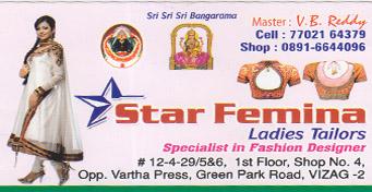 Star Femina in Visakyhapatnam,Ramnagar In Visakhapatnam, Vizag
