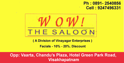 Wow The Saloon For Men in Visakhapatnam Vizag,Jagadamba In Visakhapatnam, Vizag