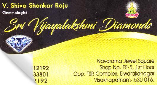 Sri Vijayalakshmi Diamonds Jewellery Gems Dealers Dwarakanagar in Visakhapatnam Vizag,Dwarakanagar In Visakhapatnam, Vizag